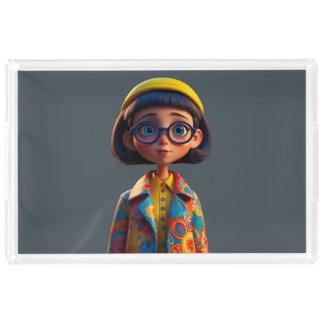 Cutie Pie Acrylic Tray