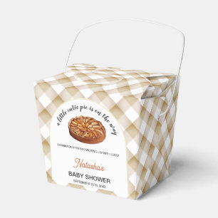 Cutie Pie Apple Pie Thanksgiving Baby Shower Favor Boxes