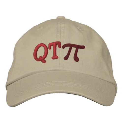 Cutie Pie as in Q T Pi Embroidered Baseball Cap