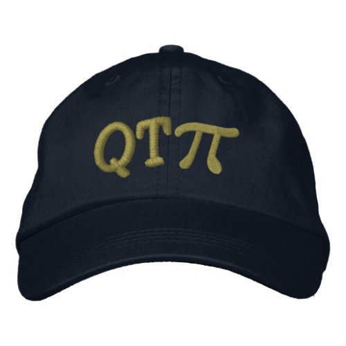 Cutie Pie as in Q T Pi Embroidered Baseball Hat