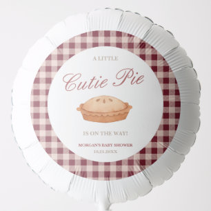 Cutie Pie Baby Shower Balloon