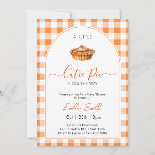 Cutie Pie Baby Shower Invitation