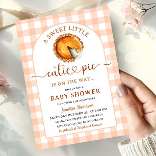 Cutie Pie Baby Shower Invitation