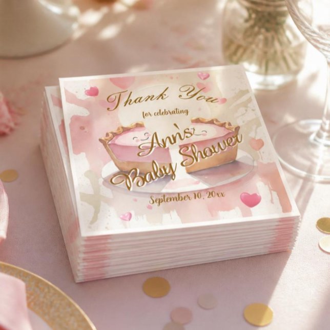 Cutie Pie Baby Shower Napkins (Creator Uploaded)