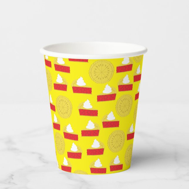 Cutie Pie Cherry 1st Birthday Party Kids Paper Cups (Front)