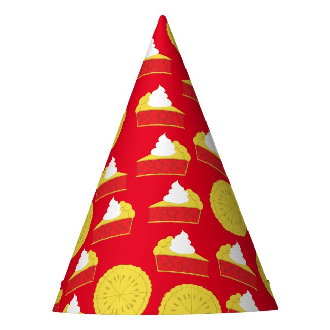 Cutie Pie Cherry Birthday Party Hat (Front)