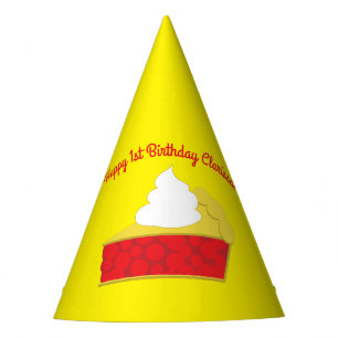 Cutie Pie Cherry Birthday Party Party Hat