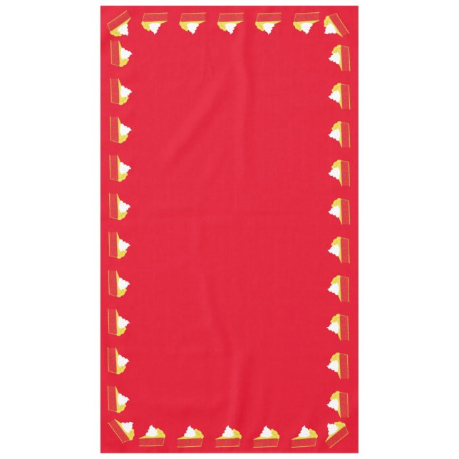 Cutie Pie Cherry Birthday Party Tablecloth (Front)