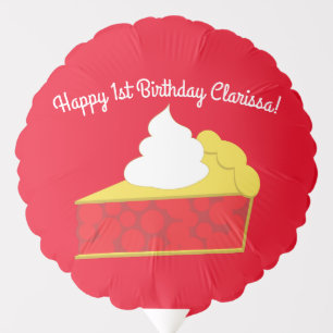 Cutie Pie Cherry Kid's Birthday Party Balloon