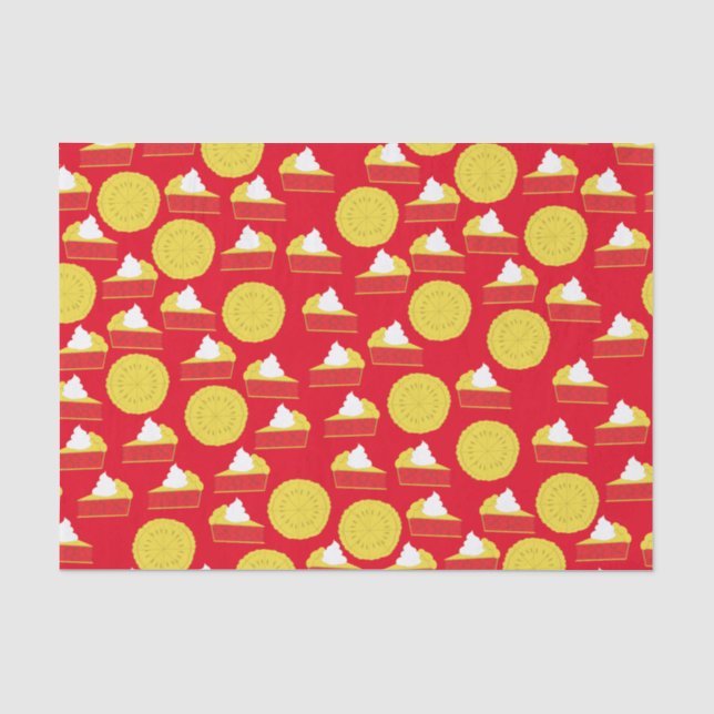 Cutie Pie Cherry Kid's Birthday Party Tissue Paper (Front)