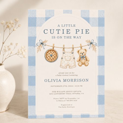 Fall Baby Showers baby shower invitation