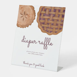 Cutie Pie Diaper Raffle Baby Shower Sign