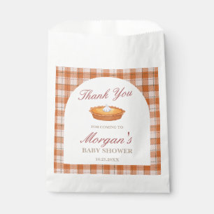Cutie Pie Fall Baby Shower Favor Bag