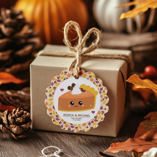 Cutie Pie Fall Baby Shower Favor Tags