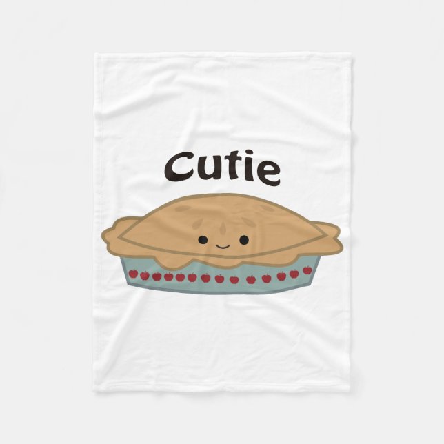 Cutie Pie Fleece Blanket (Front)