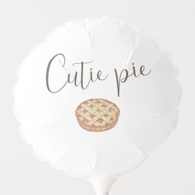 Cutie Pie Helium Balloon (Front)