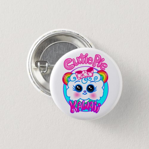Cutie Pie Kawaii Button Pin