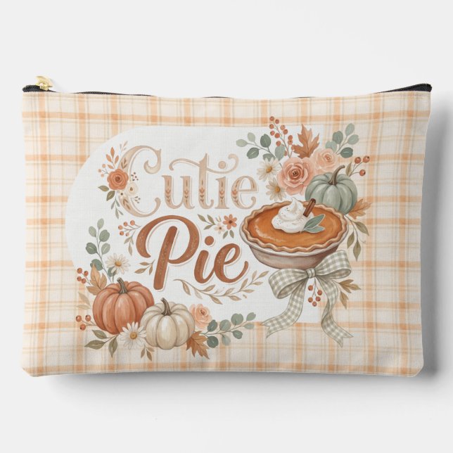 Cutie Pie Pumpkin  Accessory Pouch (Front)
