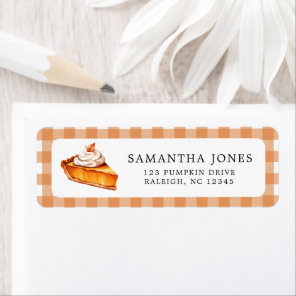 Cutie Pie Pumpkin Fall Baby Shower  Label