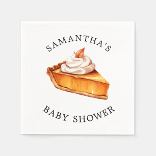 Cutie Pie Pumpkin Fall Baby Shower  Napkins