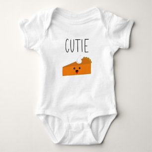 Cutie Pie Pumpkin Pie Baby Bodysuit