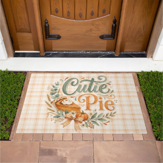 Cutie Pie Pumpkin Pie Baby Doormat