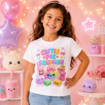 Cutie Pie Squishie Cute Dumpling Bubble Tea T-Shirt