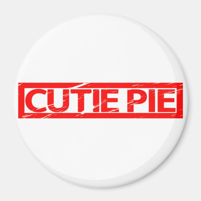 Cutie Pie Stamp Magnet (Front)