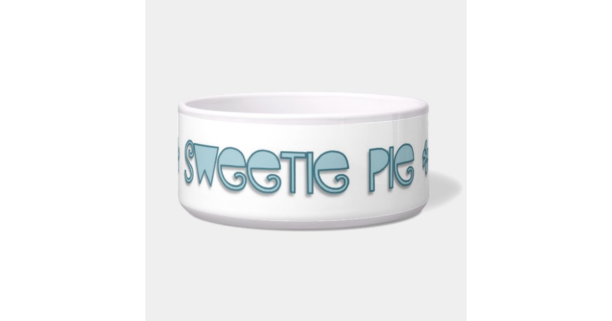 Cutie Pie - Print Stainless Steel Bowl with Handle