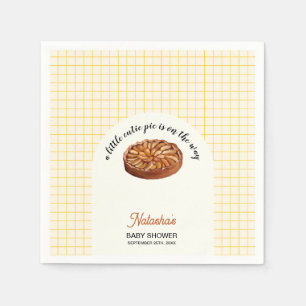 Cutie Pie Thanksgiving Baby Shower Napkins