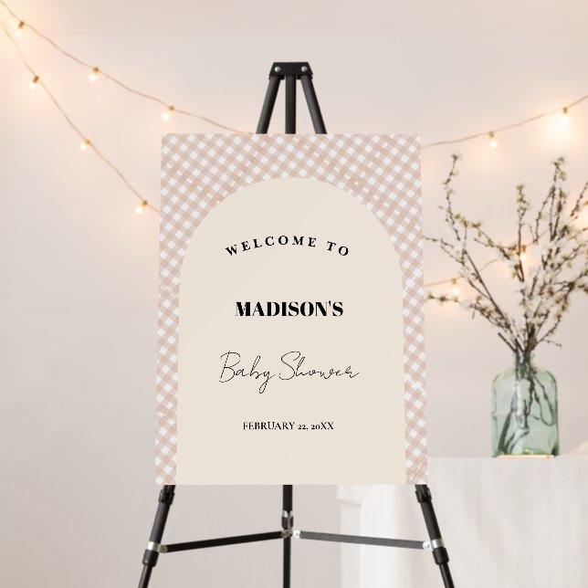  Cutie Pie Thanksgiving Baby shower Welcome Sign (In Situ (Stand))