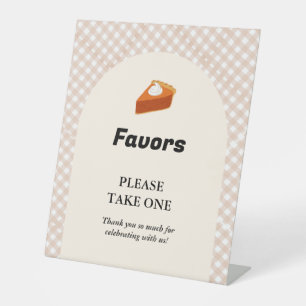 Cutie Pie Thanksgving baby shower Favor sign