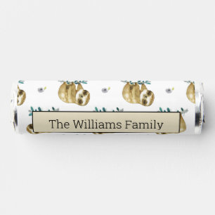 Cutie Pie Watercolor Sloth Pattern Breath Savers® Mints