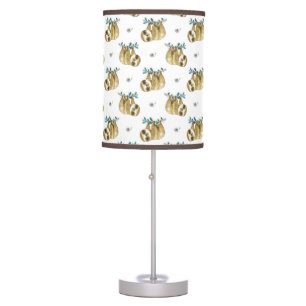 Cutie Pie Watercolor Sloth Pattern Table Lamp