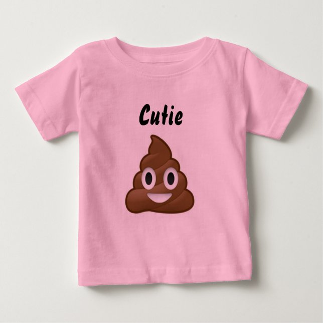 Cutie Poo Emoji T-shirt (Front)