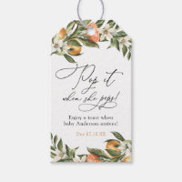 Cutie Pop it when She Pops Baby Shower Gift Tags