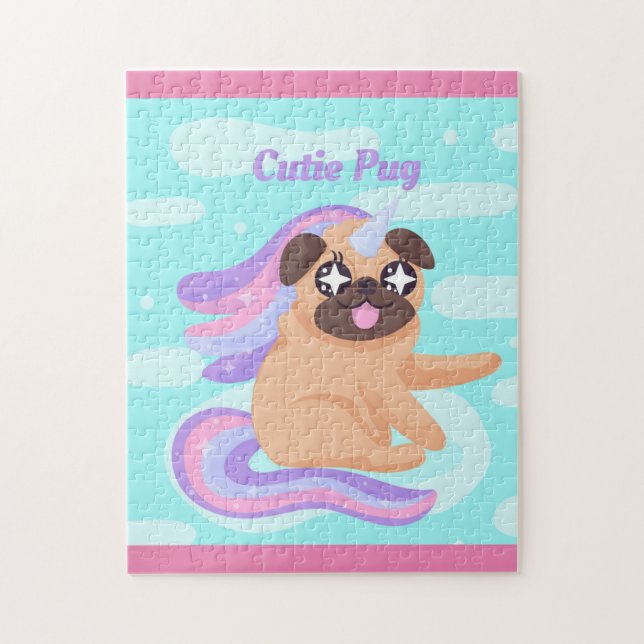 Cutie Pug Jigsaw Puzzle (Vertical)
