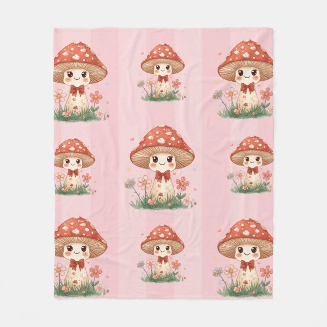 Cutie Roomie Fleece Blanket (Front)