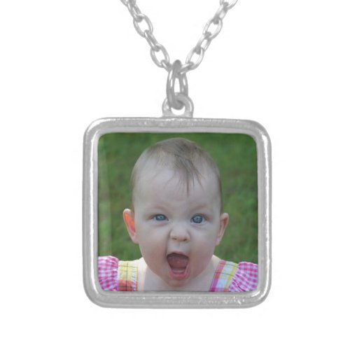 Cutie Silver Plated Necklace