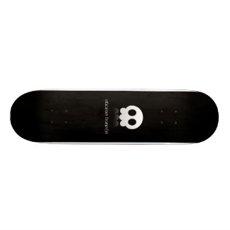 Cutie Skull Black Skateboard Deck