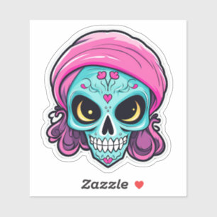 Cutie Skull Sticker