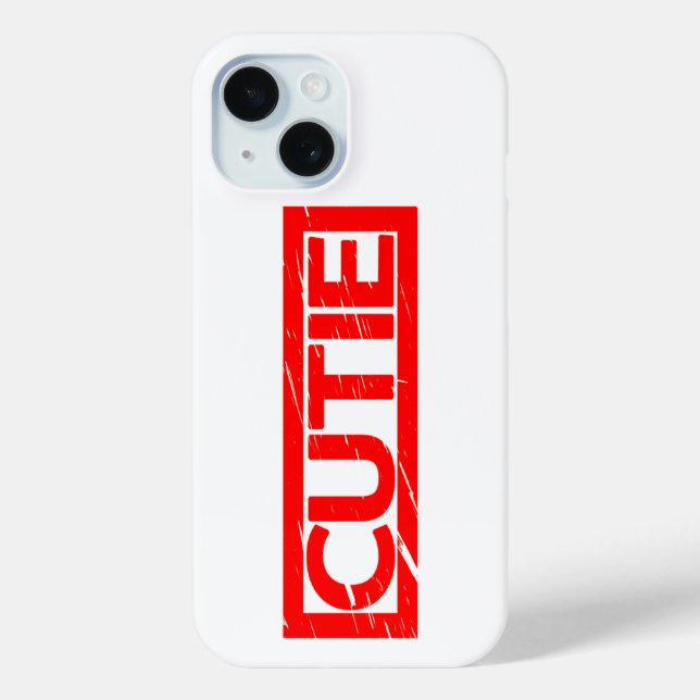 Cutie Stamp Case-Mate iPhone Case (Back)