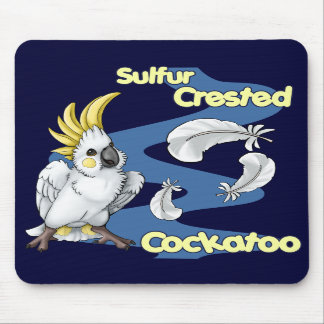 "Cutie" Sulfur Crested Cockatoo Mousepad