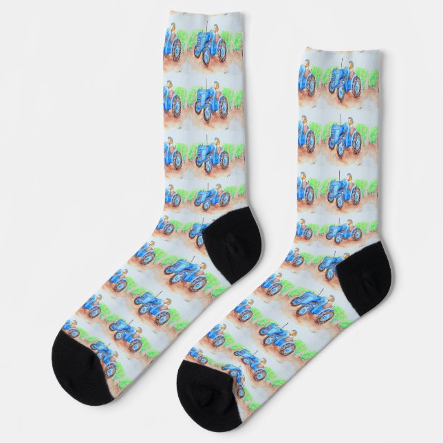 Cutie the Farmer Guinea Pig Painting Socks (Left)
