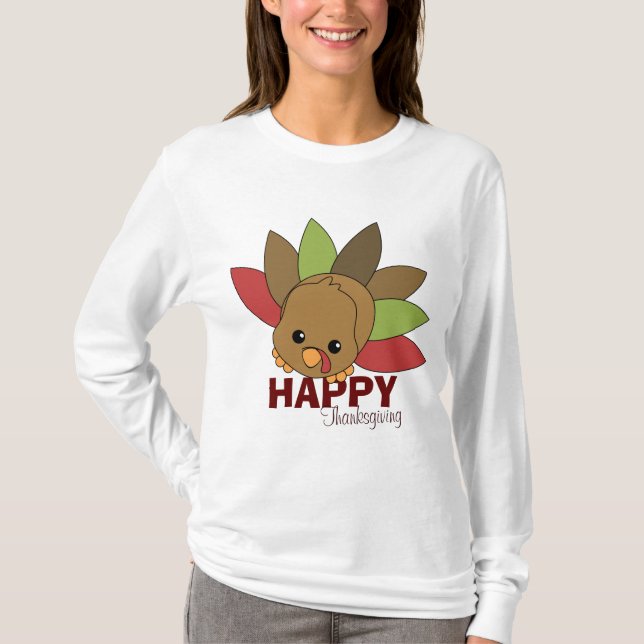 Cutie Turkey T-Shirt (Front)