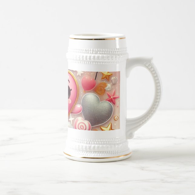 Cutie valentine  beer stein (Right)