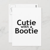 Cutie With A Bootie Postcard | Zazzle