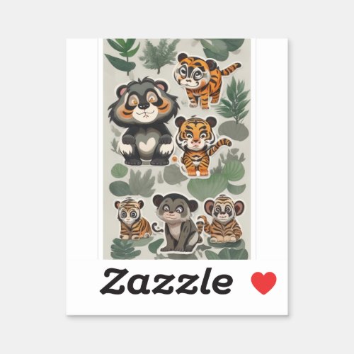 Cutie Zoo Sticker