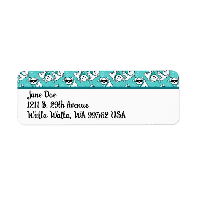 Cutieface Westies Label (Front)