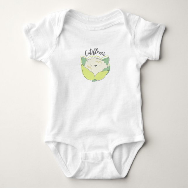 CUTIEFLOWER CUTE CAULIFLOWER BABY BODYSUIT (Front)